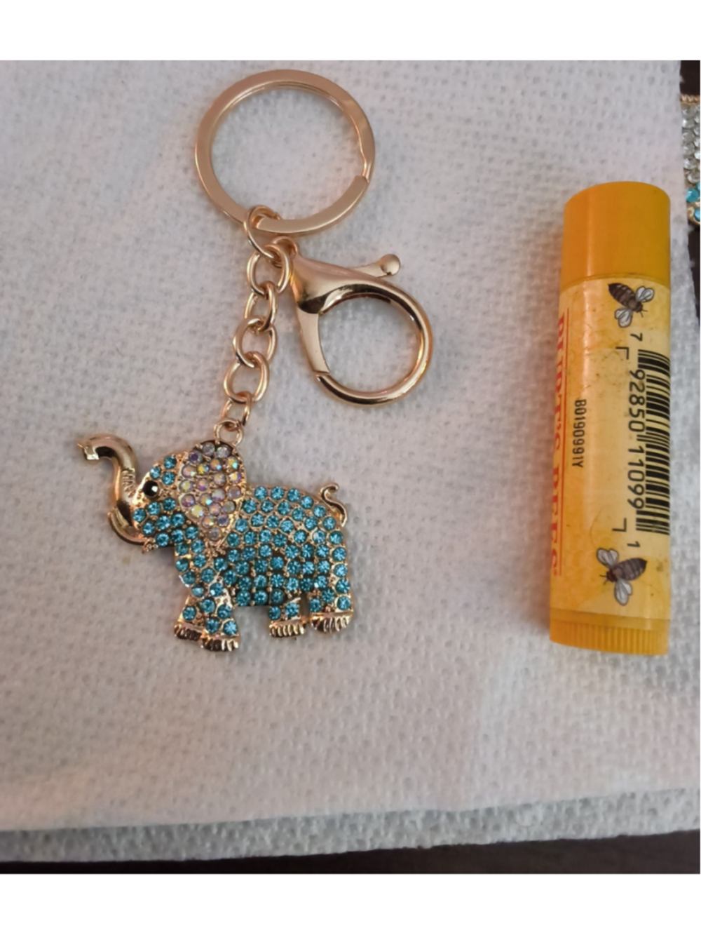 Elephant bag, key charms